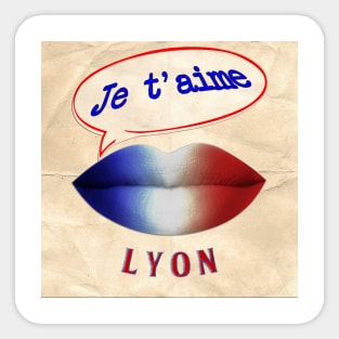 FRENCH KISS JETAIME LYON Sticker